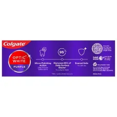 Colgate Optic White Purple Toothpaste for Teeth Whitening - 4.2oz