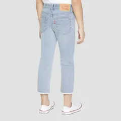 Levi's&reg; Girls' High-Rise Ankle Straight Jeans - Blue Denim