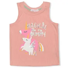 Young Hearts Girl's 3-Pack Magical Like My Mommy Unicorn Tank Tops for toddler