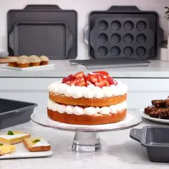 All-Clad 10 Piece Nonstick Bakeware Set, Pro-Release Bakeware, Gray
