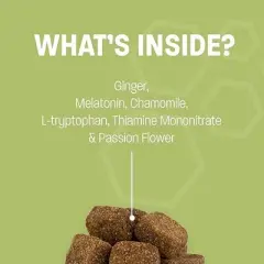 Pet Health Pros Dog Calming Treats; Anxiety Relief; Ginger, Melatonin; Stressful Situations; 60 Count; Natural Flavor