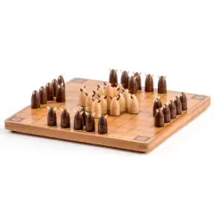 Spin Master Games Hnefatafl, Two Player Strategy Game with Wooden Game Board, for Kids and Adults