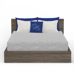 Vibe Heather Grey 10&rdquo; Gel Memory Foam Mattress in a Box [Ultra Small Package]