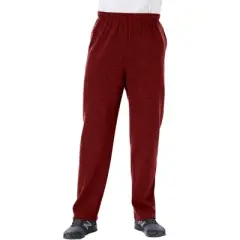 KingSize Men's Big & Tall Fleece Open-Bottom Sweatpants