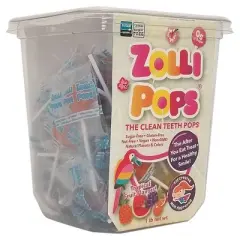 Zolli Pops Tropical Sugar Free Lollipops Candy - 16ct