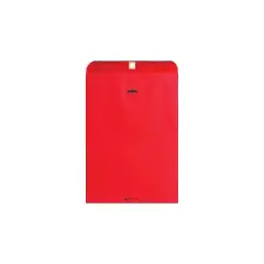 Quality Park Fashion Color Clasp Envelope 9 x 12 28lb Red 10/Pack 38734