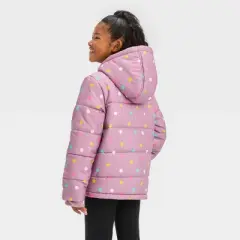Girls' Abstract Puffer Jacket - Cat & Jack&trade;