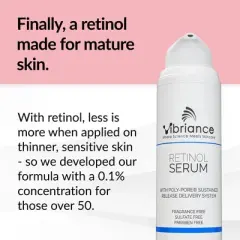 Vibriance Retinol Serum for Mature Skin, Reduces Appearance of Deep Wrinkles and Large Pores, 1 fl oz (30 ml), 3 Pack