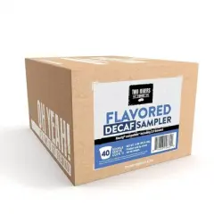 Two Rivers Coffee DECAF Flavored Coffee Pods for Keurig Brewers, Variety , 40 Ct