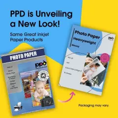 PPD Glossy Photo Paper 4x6" 50 sheets 240 gsm for Inkjet Printers