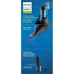 Philips Norelco Series 3000 Men's Nose/Ear/Eyebrows Electric Trimmer - NT3600/62