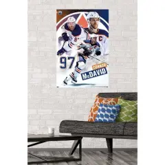 Trends International NHL Edmonton Oilers - Connor McDavid 22 Unframed Wall Poster Prints