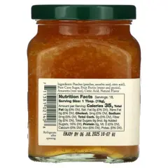 Stonewall Kitchen Peach Amaretto Jam, 12.25 oz (347 g)