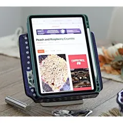 Blue Rose Polish Pottery 881 Ceramika Artystyczna Cookbook Holder