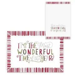 25ct Festive Season Greeting Cards - Masterpiece Studio