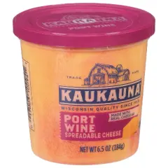 Kaukauna Port Wine Spreadable Cheese - 6.5oz