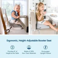 Upseat Boost Ergonomic Toddler Booster Seat - Gray