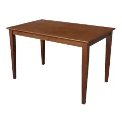 30' X 48' Solid Wood Top Table with Shaker Legs - International Concepts