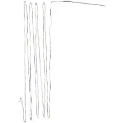 Kurt Adler Indoor Battery Operated 50 LED Warm White Fairy Light Set with Timer, 19'