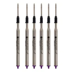 Monteverde Medium Ballpoint Refill For Lamy Ballpoint Pens 6/Pack Purple L133PL