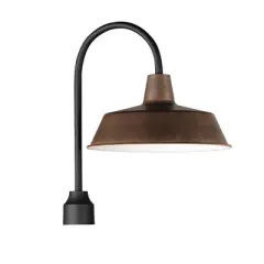 Maxim Lighting Pier M 1 - Light Post Light in  Empire Bronze/Black