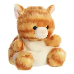 Aurora Palm Pals 5" Meow Kitty Orange Stuffed Animal