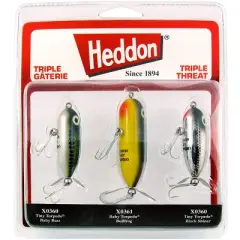 Heddon Triple Threat Varying Weights Fishing Lures
