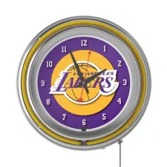 NBA Los Angeles Lakers Team Logo Wall Clock