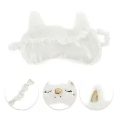 Unique Bargains Durable Unicorns Eye Mask Gold 1 Pc