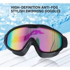 Link Active Kids Panoramic Wide View Swimming Goggles Fast Clasp Technology, Anti-Fog, UV Protection, Leak Proof Design, Comfortable Fit