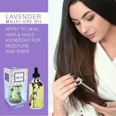 Pursonic Lavendar Flower Multi Use  Body Oils 4 Oz