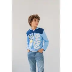 Bluey Bingo Fleece Half Zip Hoodie Toddler to Big Kid