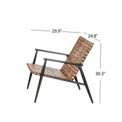 GRANDPATIO Aluminum Wicker Patio Chair