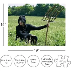 Aquarius Puzzles Schitts Creek Pitchfork 500 Piece Jigsaw Puzzle