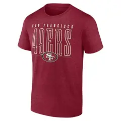 NFL San Francisco 49ers Men's Tallest Player Heather Short Sleeve Bi-Blend T-Shirt