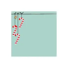 Great Papers! Minty Candy Cane Holiday Letterhead Mint 80/Pack (2019107)