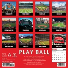 Willow Creek Press 2026 Play Ball Wall Calendar