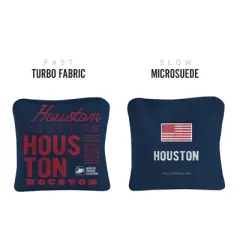 Gameday Houston Football Synergy Pro Navy Blue Cornhole Bags (Set of 4)