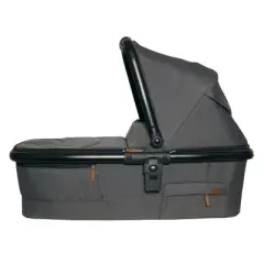 Venice Child Maverick Stand Alone Bassinet for Single to Double Stroller (Not Included) with Side Storage Pocket and Sun Guard Canopy, Eclipse Black