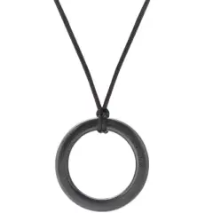 Chewigem Realm Chewable Ring Pendant, Black