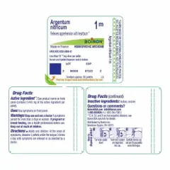 Argentum Nitricum 10M by Boiron Homeopathic Single Medicine For Stress & Sleep  -  80 Pellet
