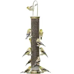 Aspects Quick-Clean Thistle Tube Feeder, Large, Antique Brass, 20-Inch