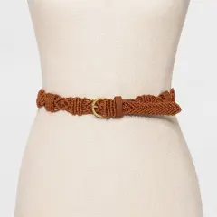 Women's Macrame Belt - Universal Thread&trade; Rust XXL