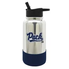 NCAA Nevada Wolf Pack 32oz Chrome Thirst Hydration Water Bottle