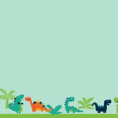80ct Happy Dinosaur Letterhead Green: Kids Stationery Paper, Uncoated, 8.5x11 Inches, 80 Sheets, Animal Theme, Great Papers!