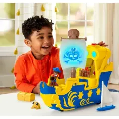 Fisher-Price Nickelodeon Santiago of the Seas Lights & Sounds El Bravo Pirate Ship Playset
