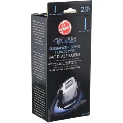 Hoover Platinum Collection Canister Vacuum Cleaner Type I HEPA Bag, 2-Pack, AH10005