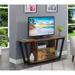 Graystone 1 Drawer TV Stand for TVs up to 60" with Shelves - Breighton Home