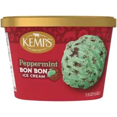 Kemps Peppermint Bon Bon Premium Ice Cream - 48oz