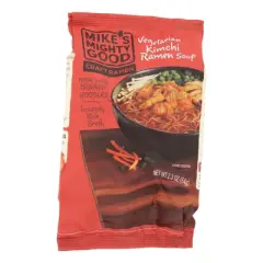 Mike's Mighty Good Vegetarian Kimchi Ramen Soup - Case of 7/2.3 oz